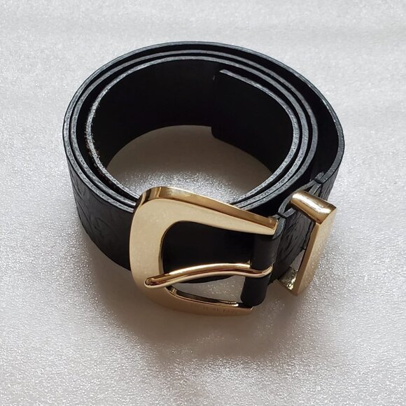 Michael Kors Accessories - Michael Kors Genuine Leather Black Women Belt. Size LG